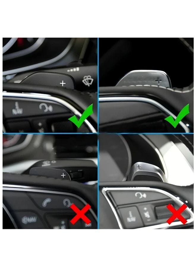 Blue Paddle Shifter Extension For Audi A4 A3 A5 A6 S6 Q5 A8 R8 TT TTS DSG - Image 5